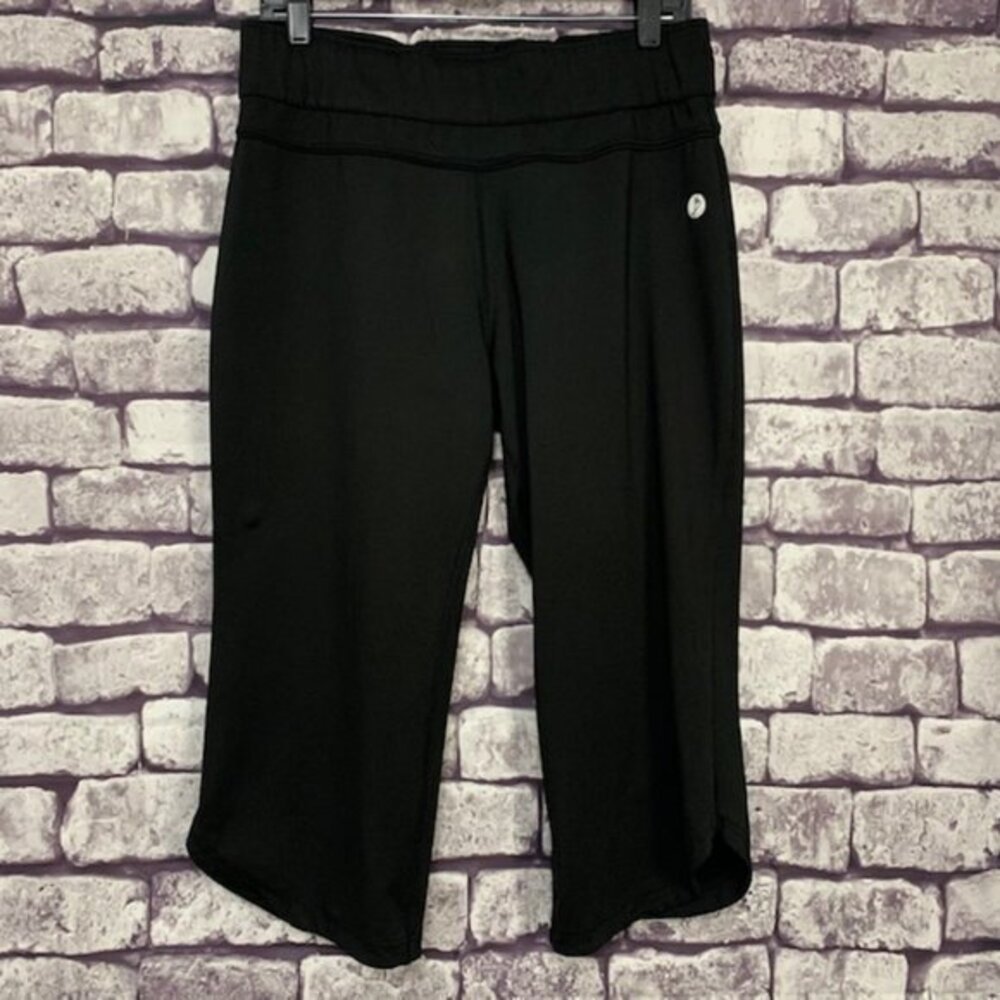 BornFit Black Crop Pants Size M - Picture 1 of 8